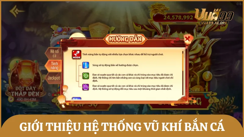 Giới thiệu đôi nét về hệ thống vũ khí trong game bắn cá đổi thưởng