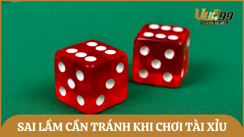 Những sai lầm khiến bạn luôn thua khi tham gia tài xỉu trực tuyến